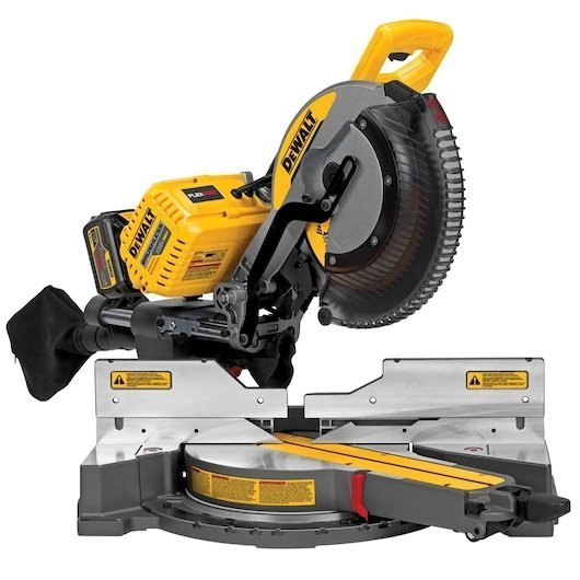 DeWalt FLEXVOLT 12 in 120V MAX Double Bevel Compound Sliding Miter Saw Kit