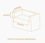 Mont Alpi 805 Built-In Gas Grill - Image 3