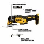 DEWALT Cordless Tool Combination Kit: 6 Tools, 20 V DC Volt, Battery Included, 20V MAX* XR®, 31AC52 - Image 4