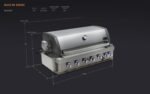 Mont Alpi 805 Built-In Gas Grill - Image 2