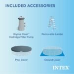 Intex 15' x 48' Metal Frame Above Ground Pool Set - Image 4