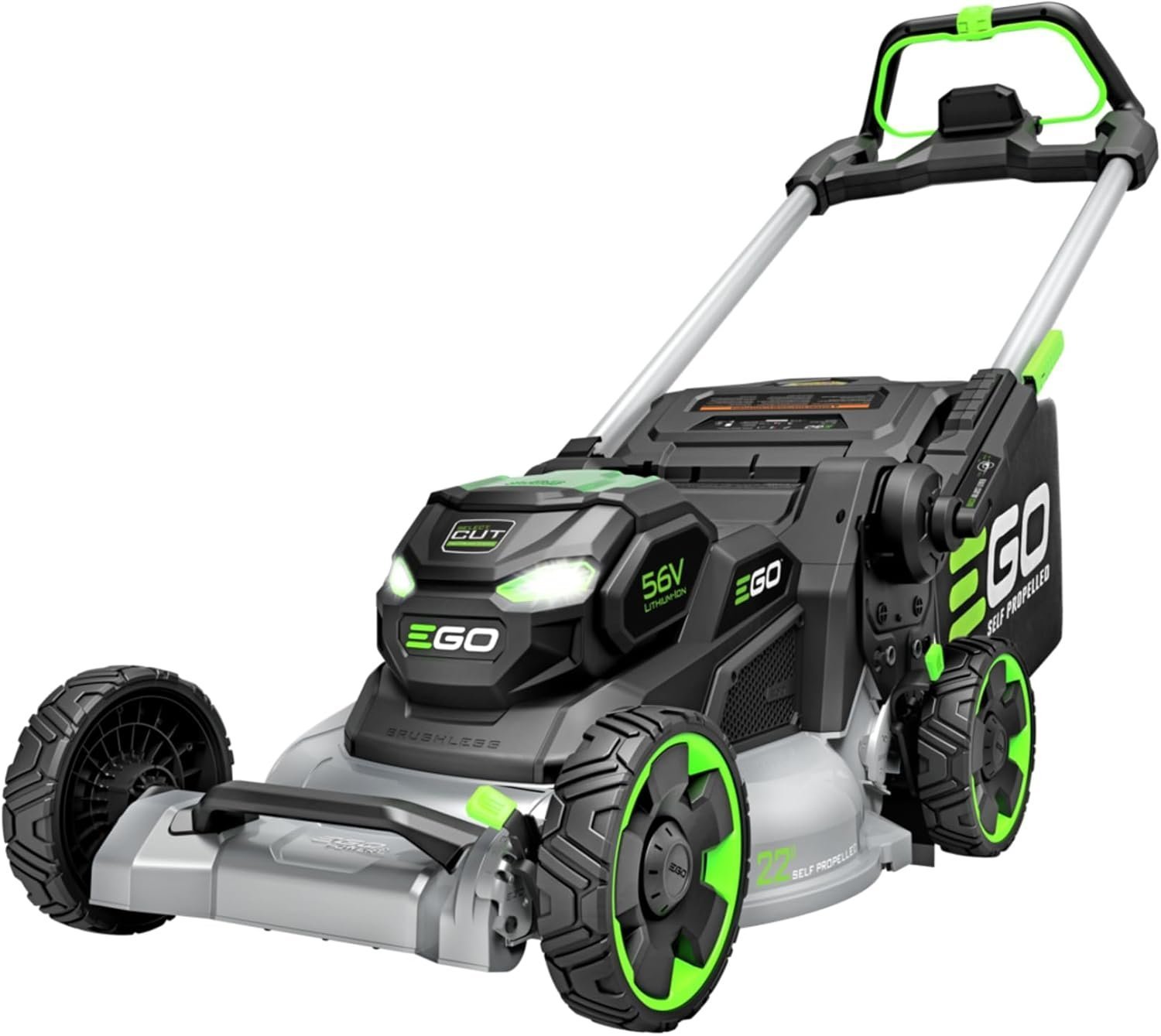 61ly6hiuaTL._AC_SL1500_ EGO Power+ LM2200SP 22" Aluminum Deck Select Cut Self-Propelled Lawn Mower - Image 1