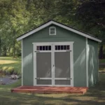 Heartland Asheville 10-ft x 12-ft Gable Style Wood Outdoor Storage Shed - Image 9