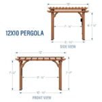 Backyard Discovery 10' x 12' Cedar Pergola - Image 5