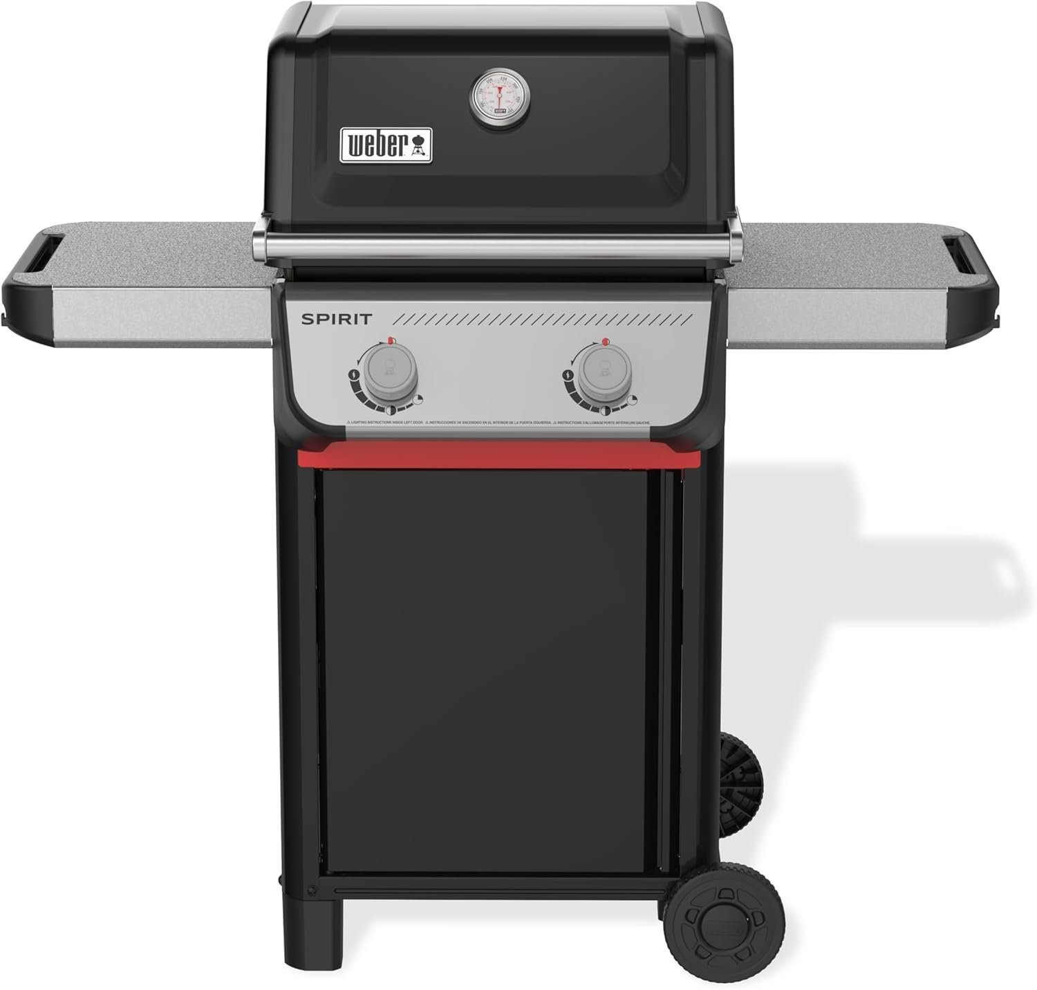 71RaQv4mQsL._AC_SL1500_ Weber SPIRIT 2-Burner Grill E-210 Liquid Propane Black - Image 1