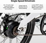 Lectric XP Lite Long-Range eBike Electric Commuter Bike - Image 3