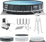 INTEX Ultra XTR Frame Round Above Ground Swimming Pool Set with Pump