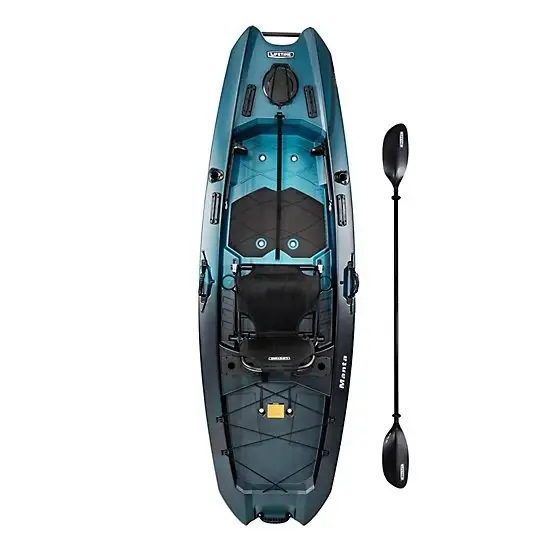 760 Aurora Fusion Lifetime Manta 10 ft. Sit-On-Top Angler Kayak - Image 1