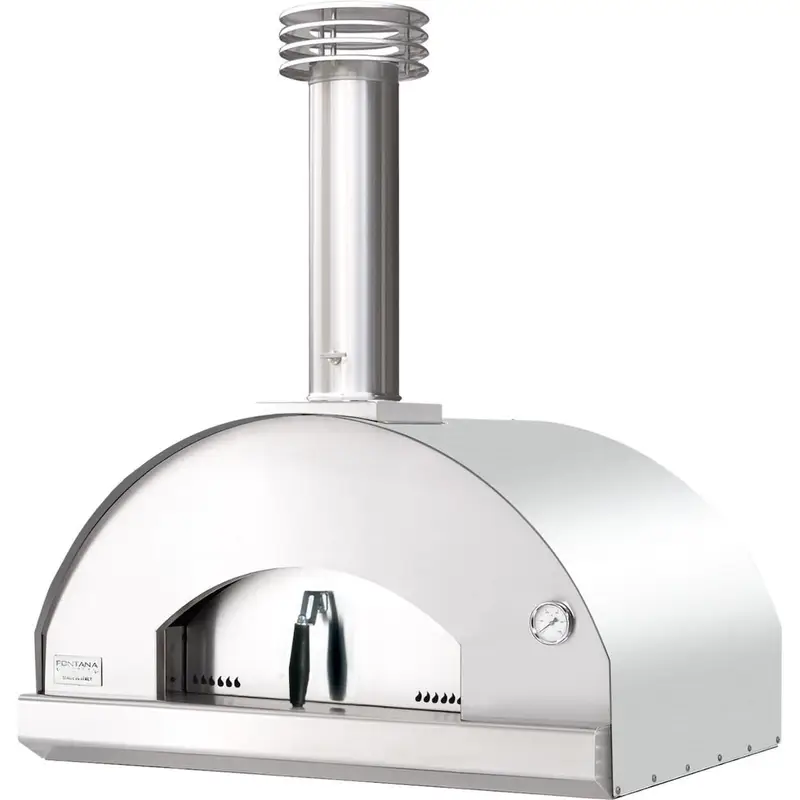 Fontana Forni Mangiafuoco Wood-Fired Pizza Oven - Stainless - FTMF-S