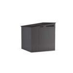 Suncast Modernist 7 ft. x 7 ft. Resin Vertical Pent Storage Shed with Floor Kit - Image 3