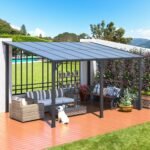 Aecojoy Aluminum Pergola with Canopy - Image 5