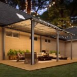 Aecojoy 14x12 ft Aluminum Pergola with Canopy - Image 5