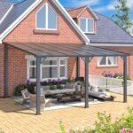 Aecojoy 14x12 ft Aluminum Pergola with Canopy - Image 4