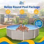 Blue Wave Belize 15' Round Above Ground Pool - Image 6