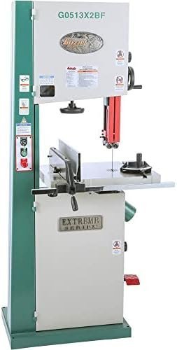Grizzly Industrial G0513X2BF - 17" 2 HP Extreme-Series Bandsaw w/Cast-Iron Trunnion & Foot Brake