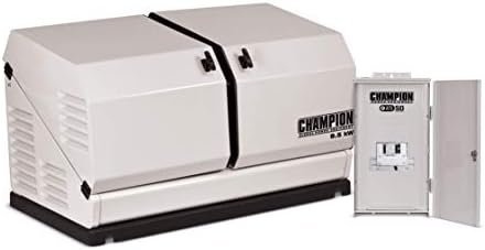 Champion Power Equipment 100177 8.5-kW Home Standby Generator with 50-Amp Outdoor-Rated Automatic Transfer Switch