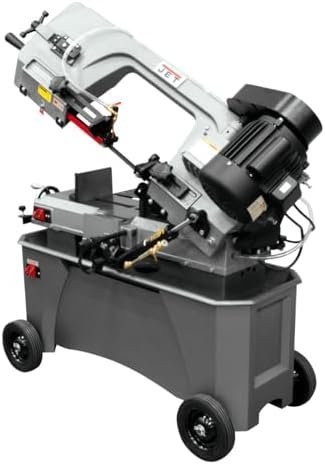 JET 7" x 12" Deluxe Horizontal/Vertical Bandsaw, 3/4 HP, 115/230V 1Ph (Model HVBS-712D)