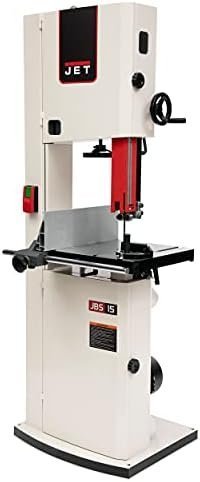 B01HZHAH08-0-1756151236089 JET 15-Inch Woodworking Bandsaw, 3 HP, 230V 1Ph (Model JWBS-15-3) - Image 1