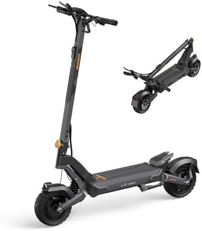 Ausom 2000W Dual Motor Folding Electric Scooter for Adults, Off Road Dual Motor E-Scooter with E-ABS and Dual Disc Brakes, 40Mph Top Speed, 56 Miles Max Range
