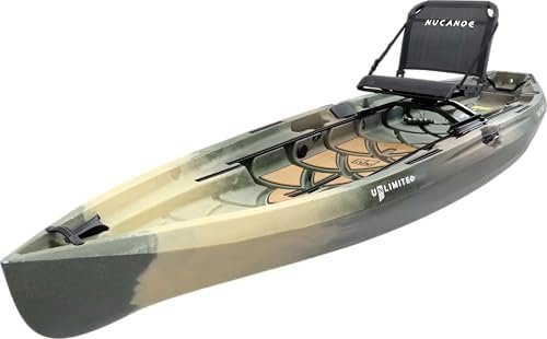 NuCanoe Unlimited Sit-on-Top Fishing/Hunting Kayak (Pivot Pedal Drive/EPS Trolling Motor Compatible)
