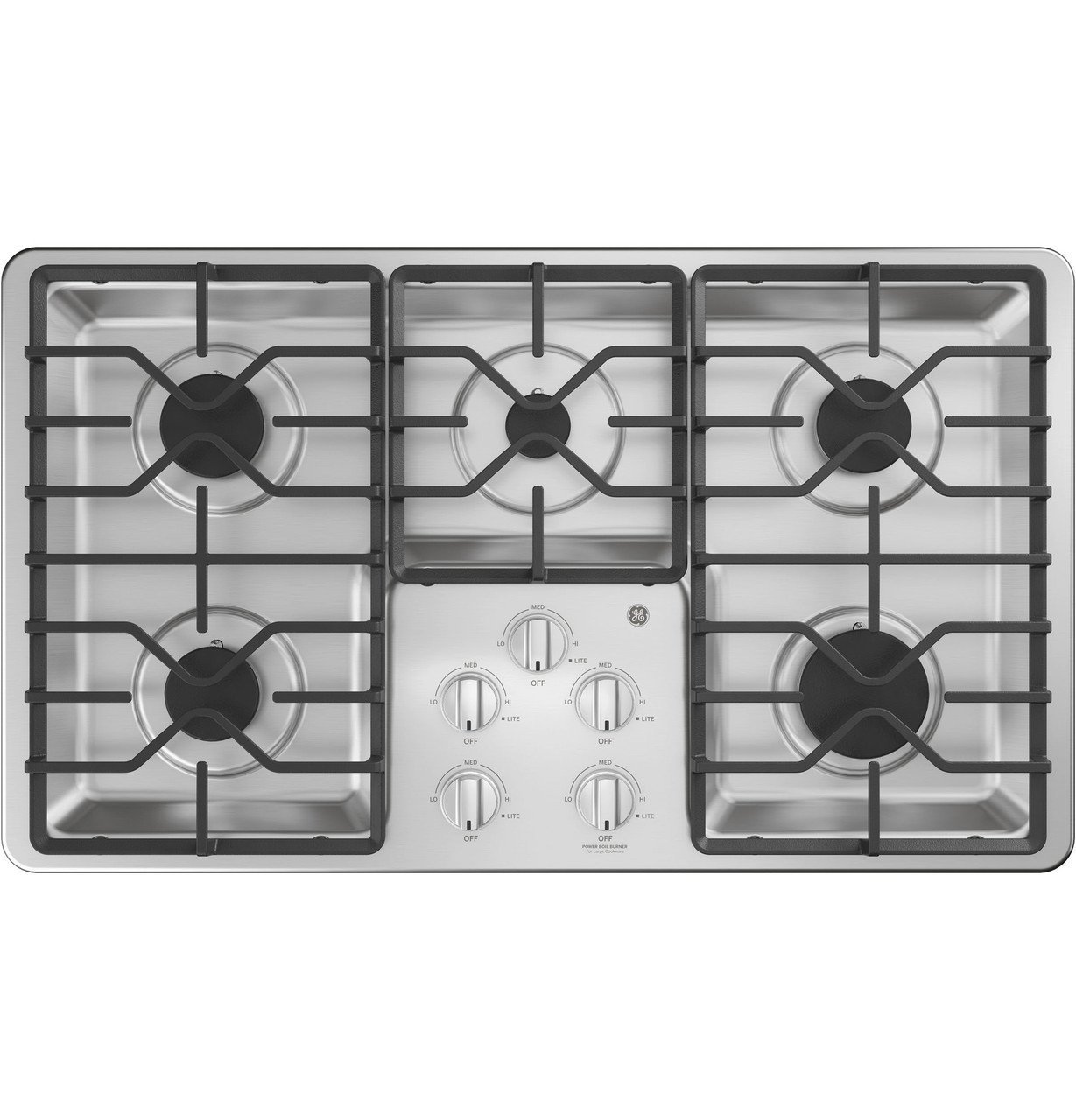 GE 36" Built-In Gas Cooktop JGP3036SLSS