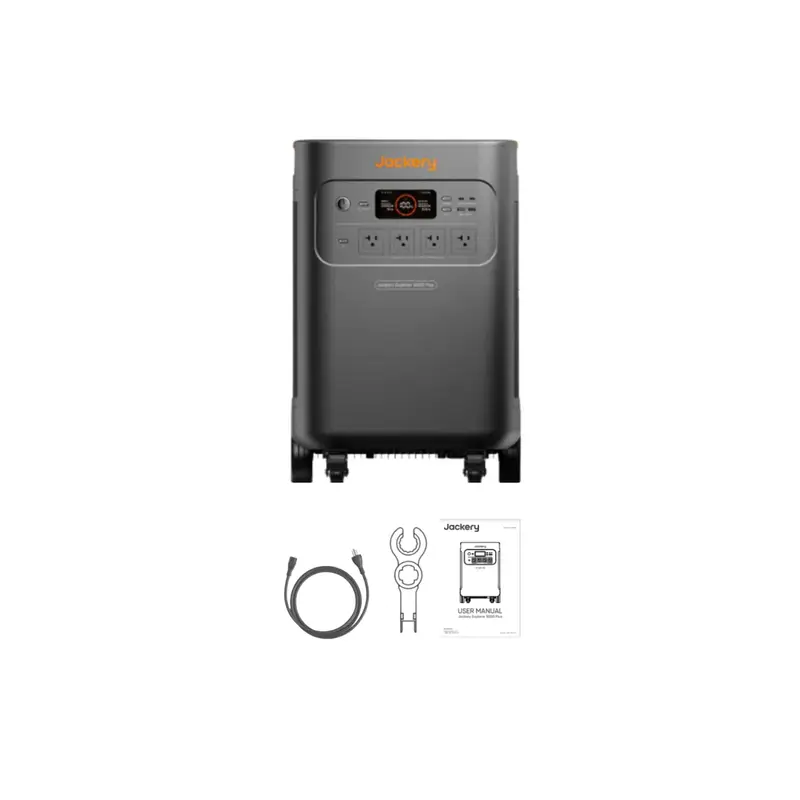 Jackery Explorer 5000 Plus Whole-Home Backup | 5040Wh | 7200W | 4000W Solar Input