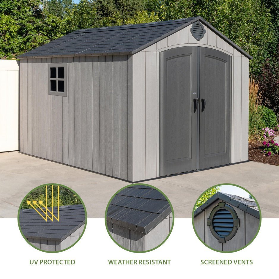 Lifetime 8 Ft. X 12.5 Ft. Outdoor Storage Shed - 60305 - Image 12