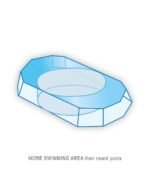 Prism Frame™ 20' x 10' x 48" Oval Above Ground Pool Set - Image 4