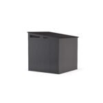 Suncast Modernist 7 ft. x 7 ft. Resin Vertical Pent Storage Shed with Floor Kit - Image 4