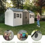 Lifetime Legacy 15x8 Plastic Storage Shed Kit w/ Floor - Image 5